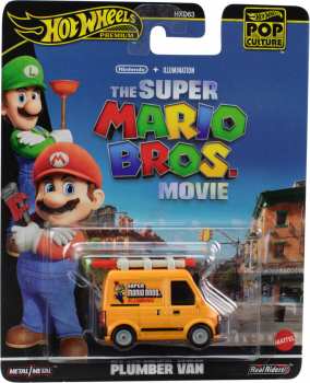 5510116933 Miniature Hot Wheels Pop Culture  Super Mario Bros Le Film Van De Plombier