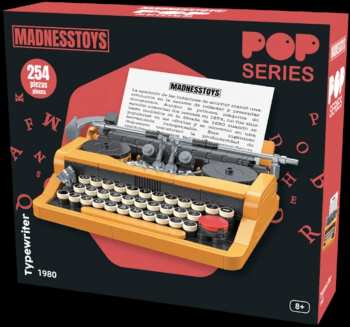 8435691400242 POP SERIES - Kit de Construction - Machine à Ecrire 1980 - 254pc