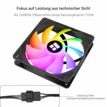 5510117097 Ventilateur Thermalright TL-C12C-S X5 CPU