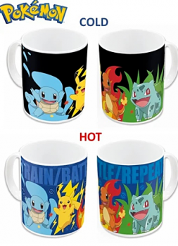 8412497200023 Mug Thermo Reactif Pokemon Starter