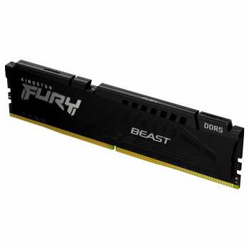 5510117213 Kingston FURY Beast Noir DDR5 16Go 5200MT/s CL40 DIMM Mémoire pour PC de Gamer