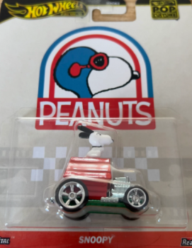 194735263196 Hot Wheels Premium Pop Culture - Peanuts Snoopy En Métal