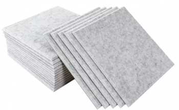 5510117299 Lot de 12 plaques acoustiques carrées autocollantes