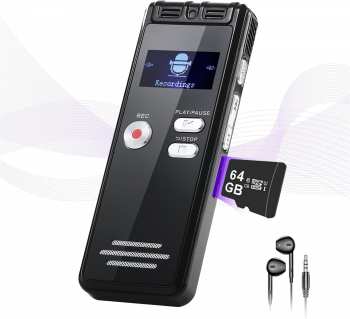 5510117368 ekSide Voice Recorder - 1536kbps Digital
