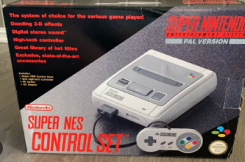 45496310103 Console Super NES controle SET (BOX + POLY + DOCS) SNES