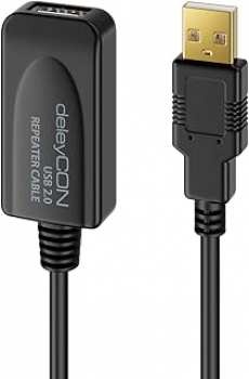 4250580147596 Rallonge USB 2.0 Active Avec Amplificateur De Signal 5m Male-femelle