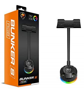 4715302441784 Support Casque Bunker S RGB Cougar avec HUB USB