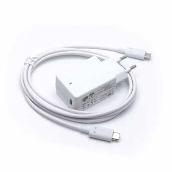 3701625911340 Chargeur Secteur Avec Cable (charge Et Data) 2.4A En USB C