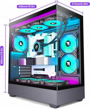 5510117555 FOIFKIN F1 Boitier PC ATX - 6 Ventilateurs PWM ARGB +++