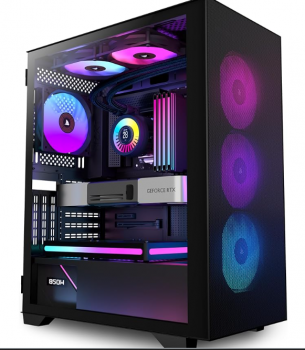5510117562 KEDIERS Boitier Pc Avec  6 Fan ARGB  ATX Mid Tower