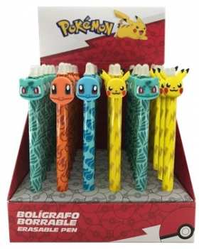 8426842110370 Stylo À Gel Effacable Head Topper Pokemon