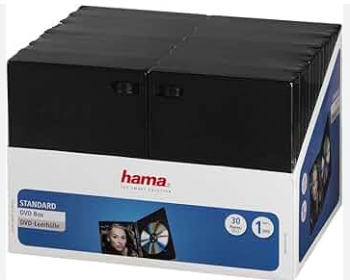 5510117650 Pack 30 Boitiers DVD Bluray Vide Hama