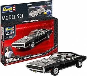 4009803567693 Dominic S 1970 Dodge Charger - Fast And Furious - Model Kit 1 25
