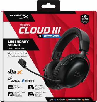 198415435590 Casque HyperX Cloud III S Sans Fil Bluetooth