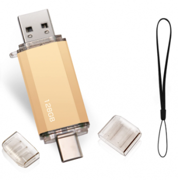 5510117715 Cle Usb 128gb 2 In 1 - Usb C Et Usb