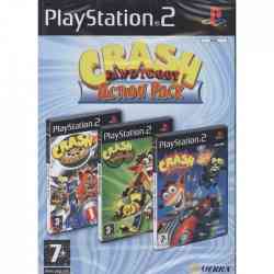3348542213289 Crash Bandicoot Action Pack 3 jeux FR PS2
