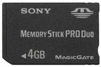 619659025588 Memory Stick Pro Duo 4GB